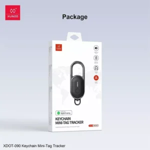 Xundd XDOT-090 Keychain Mini Tag Tracker with Apple Find My