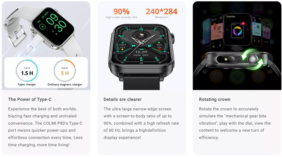 COLMI P80 Smart Watch