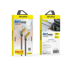 AWEI CL-226 4-in-1 65W Fast Charging Data Cable