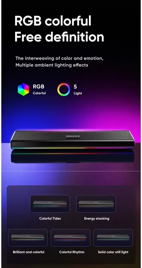 Awei KA51 12W Mini Soundbar Wireless Speaker