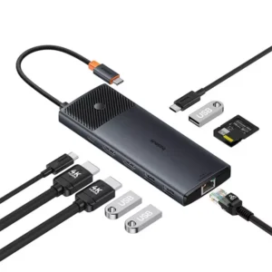 Baseus Metal Gleam Series II 10-in-1 Dual Display USB-C Hub
