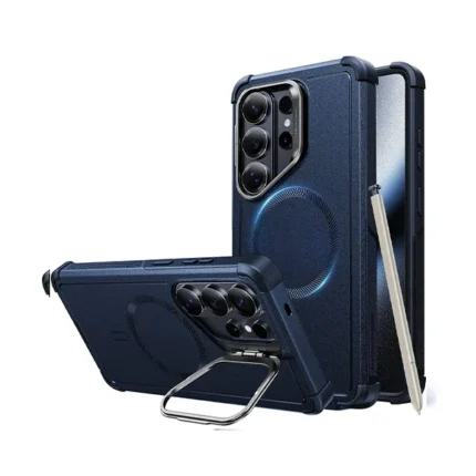 ESR Samsung Galaxy S26 Ultra Cyber Tough MagSafe Case with Stash Stand
