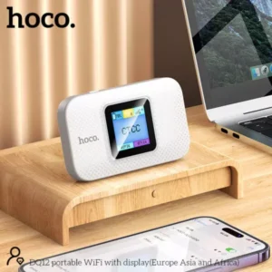 Hoco DQ12 Mobile Portable WiFi with Display - Image 4