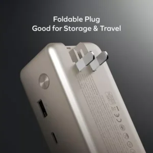 Momax 1-Pac+ 10000mAh 3-in-1 Hybrid GaN Battery Pack with Built-In Retractable Cable - Image 7