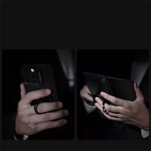 Nillkin FiberSnap Triple Ring Kevlar Magnetic Phone Grip & Stand