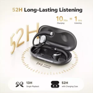 QCY Crossky R70 Open Ear Headphones with Hi-Res Audio & LDAC - Image 9