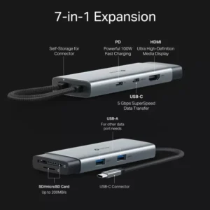TP-Link UH7020C USB Type-C 7-in-1 Hub - Image 3