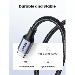 UGREEN US261 60W USB-C to USB-C Charging Cable (50150) - Image 4
