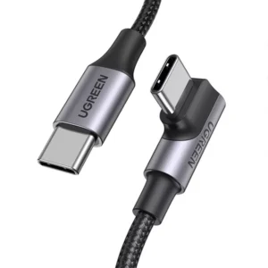 UGREEN US334 100W 90 Degree USB Type-C to Type-C Cable 2 Meter