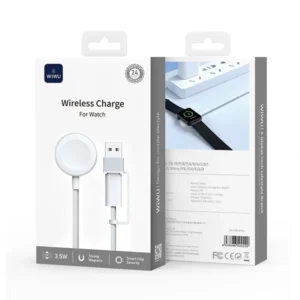 WIWU M9 2 in 1 iWatch Wireless Watch Charger