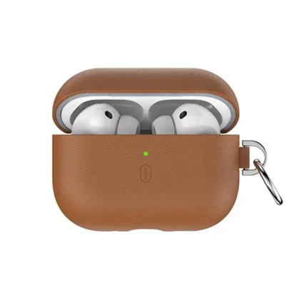 WiWU Apple Airpods Pro 3 True Genuine Leather Protective Case