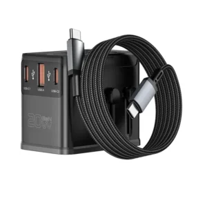 WiWU Wi-UA013 20W Universal Plug Adapter Cable Combo
