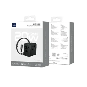 WiWU Wi-UA013 20W Universal Plug Adapter Cable Combo