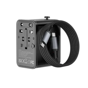 WiWU Wi-UA014 45W Universal Plug Adapter Cable Combo