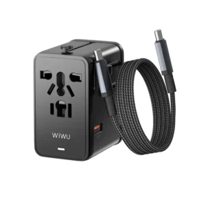 WiWU Wi-UA014 45W Universal Plug Adapter Cable Combo