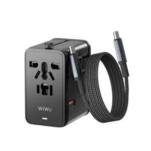WiWU Wi-UA015 75W Universal Plug Adapter Cable Combo