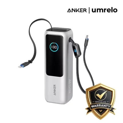 Anker 165W 25000mAh Laptop Power Bank with Built-in and Retractable Cables