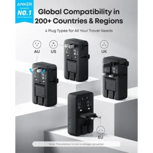 Anker Nano 5-in-1 Travel Adapter
