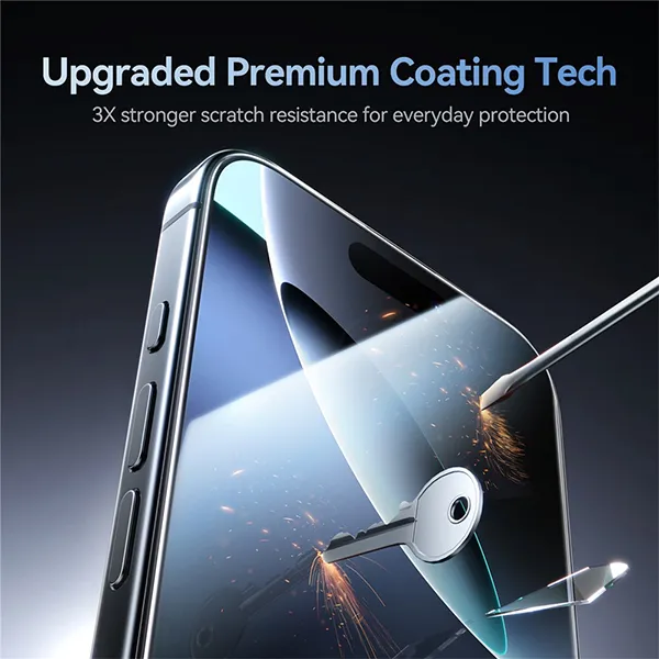 JOYROOM iPhone 17 Pro Max 2.5D HD Tempered Glass Screen Protector