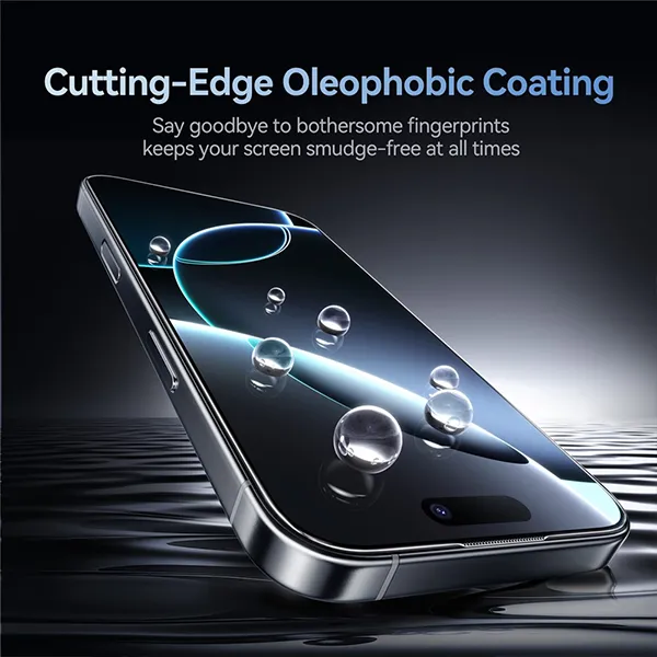 JOYROOM iPhone 17 Pro Max 2.5D HD Tempered Glass Screen Protector