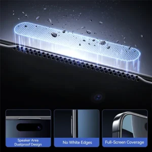 JOYROOM iPhone 17 Pro Max 2.5D HD Tempered Glass Screen Protector