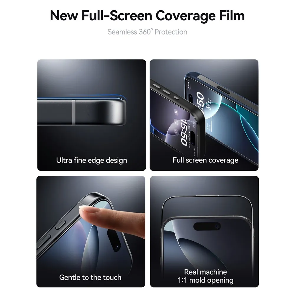 JOYROOM iPhone 16 Pro Max 2.5D HD Tempered Glass Screen Protector