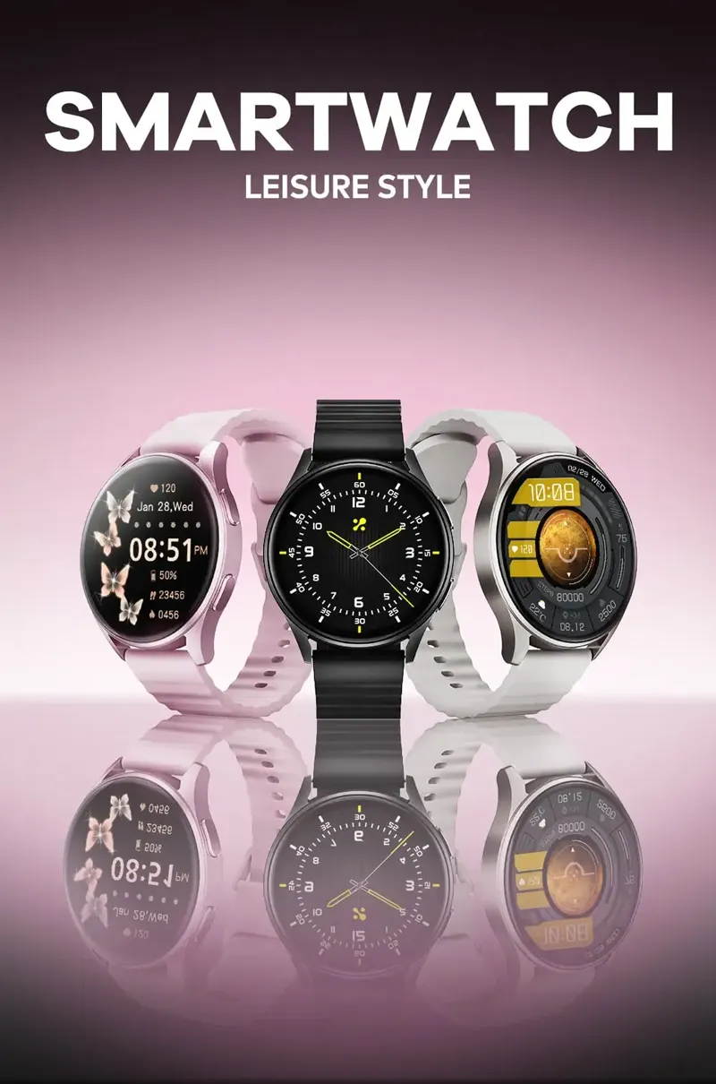 KFI C1 Amoled Display Dual Strap Smartwatch