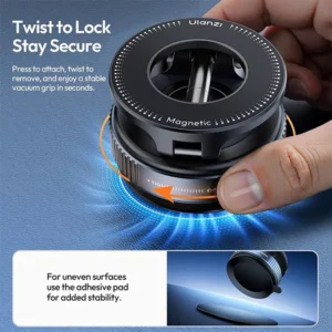 Ulanzi SK-25 Vacuum Suction MagMount Magnetic Phone Mount - Image 4