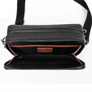 WiWU Master Genuine Leather Fingerprint Lock Crossbody Bag - Image 4