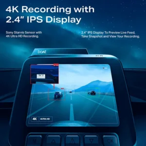 boAt HIVE Dashcam F1 4K Dual-Channel Dashcam - Image 3