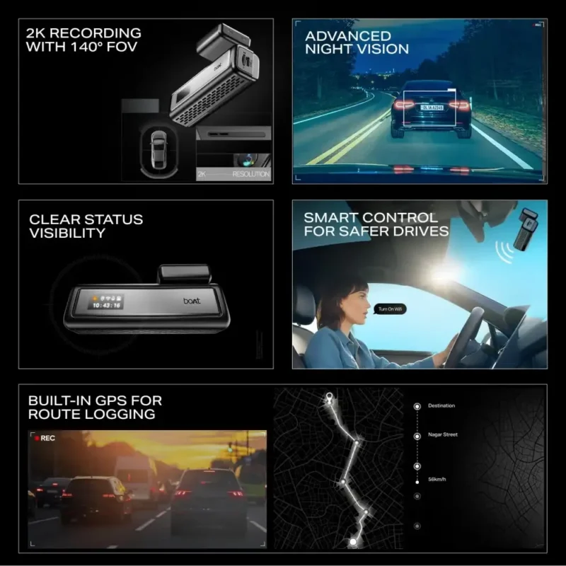 boAt HIVE Dashcam M1