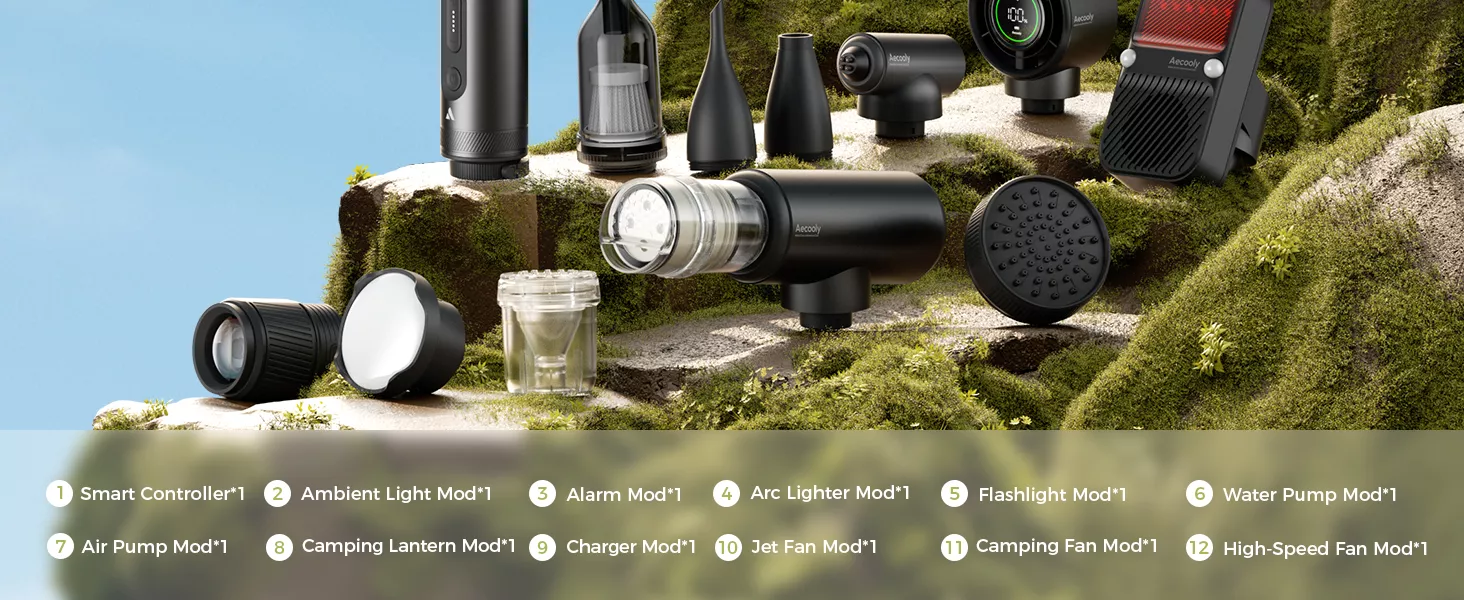 Aecooly CamperKit – 11-in-1 Modular Camping Companion