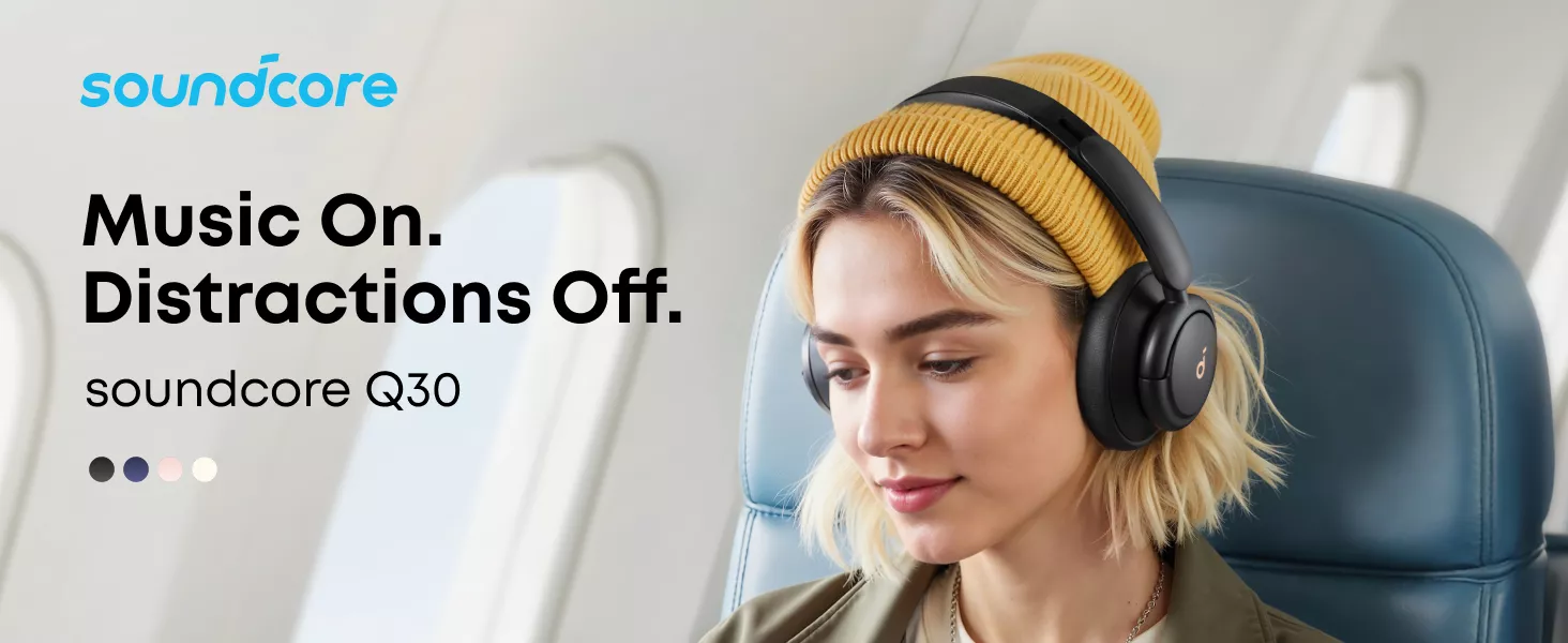 Anker SoundCore Q30 Hybrid Active Noise Cancelling Headphones