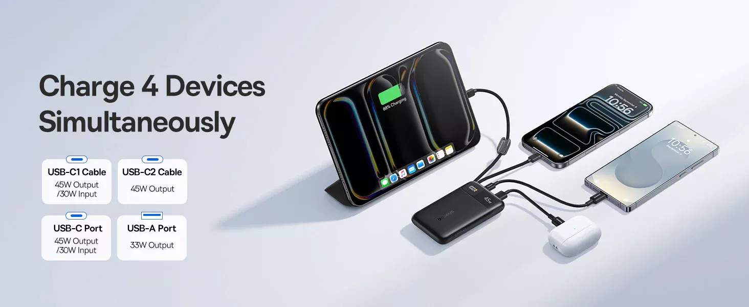 Baseus EnerFill FC11 10000mAh 45W Power Bank