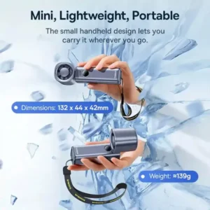 Baseus GoTrip DT1 High-Speed Foldable Handheld Fan - 4000mAh