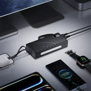 Hoco J155 20000mAh 22.5W Power Bank with Built in Cables - Image 5