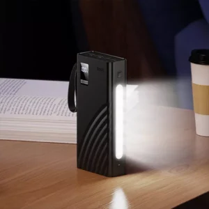 Hoco J155 20000mAh 22.5W Power Bank with Built in Cables - Image 4