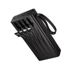 Hoco J155 20000mAh 22.5W Power Bank with Built in Cables - Image 3