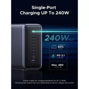 UGREEN X759 6-Port 500W GaN Desktop Fast Charger (55550B) - Image 6
