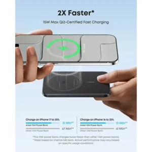 Anker Nano MagGo 5000mAh Ultra Slim Qi2 Power Bank A1665
