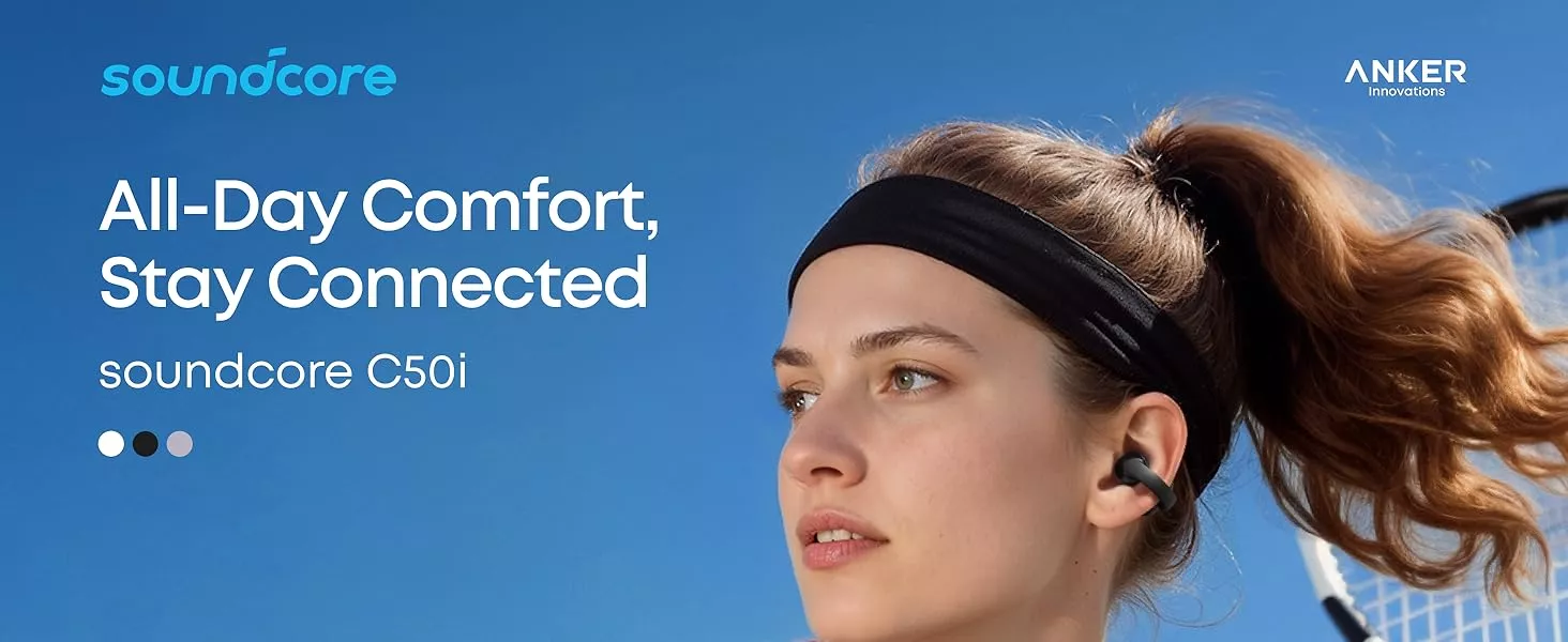 Anker soundcore C50i Open-Ear Clip-On Earbuds