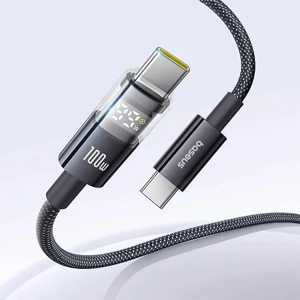 Baseus Display 2 PD 100W Type-C to Type-C Fast Charging Data Cable