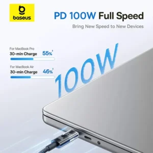 Baseus Display 2 PD 100W Type-C to Type-C Fast Charging Data Cable