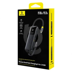 Baseus Dual Fast Charging 6-in-1 HUB