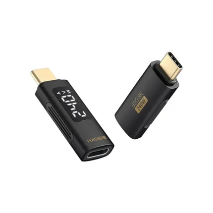 HAGiBiS USB4 Adapter with LED Display PD3.1 240W 80Gbps 80-60Hz