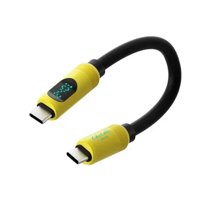 Hagibis USB4 240W LED Display Silicone USB C Cable 0.25M