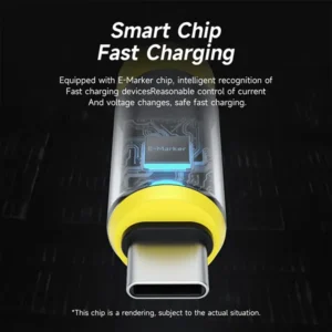 Hagibis USB4 240W LED Display Silicone USB C Cable 0.25M