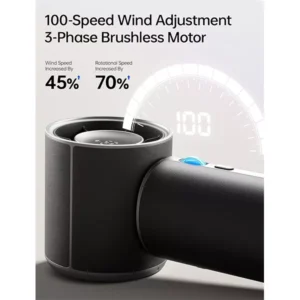 JISULIFE Handheld Fan Pro1 Mini Elite PU Leather Edition - Image 3
