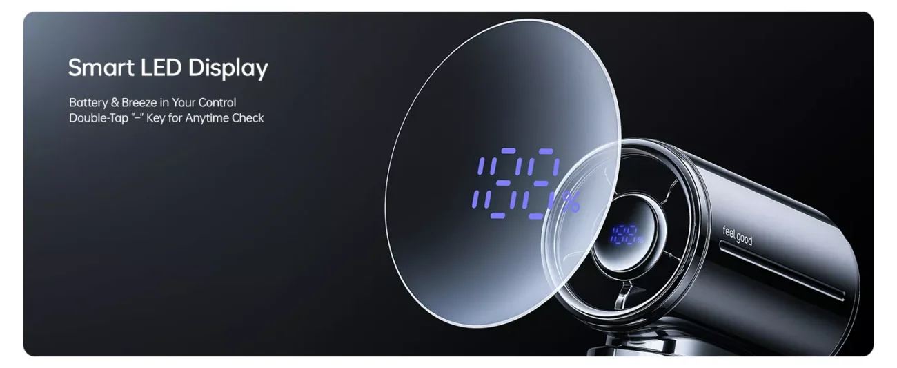 JISULIFE Life 9S Portable Turbo Handheld Fan