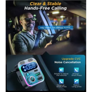 JOYROOM JR-CL16 48W Car Charger MP3 Bluetooth Transmitter